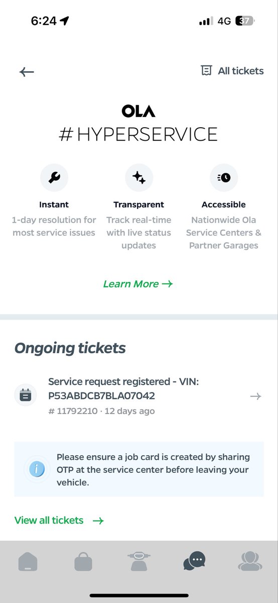GauravReddy85's tweet photo. @OlaElectric @bhash any update on this. I dont know what to do now

@kunalkamra88 bhai tumne sahi bola tha is company ke baare main…pathetic service. https://t.co/WAKff7HhlQ