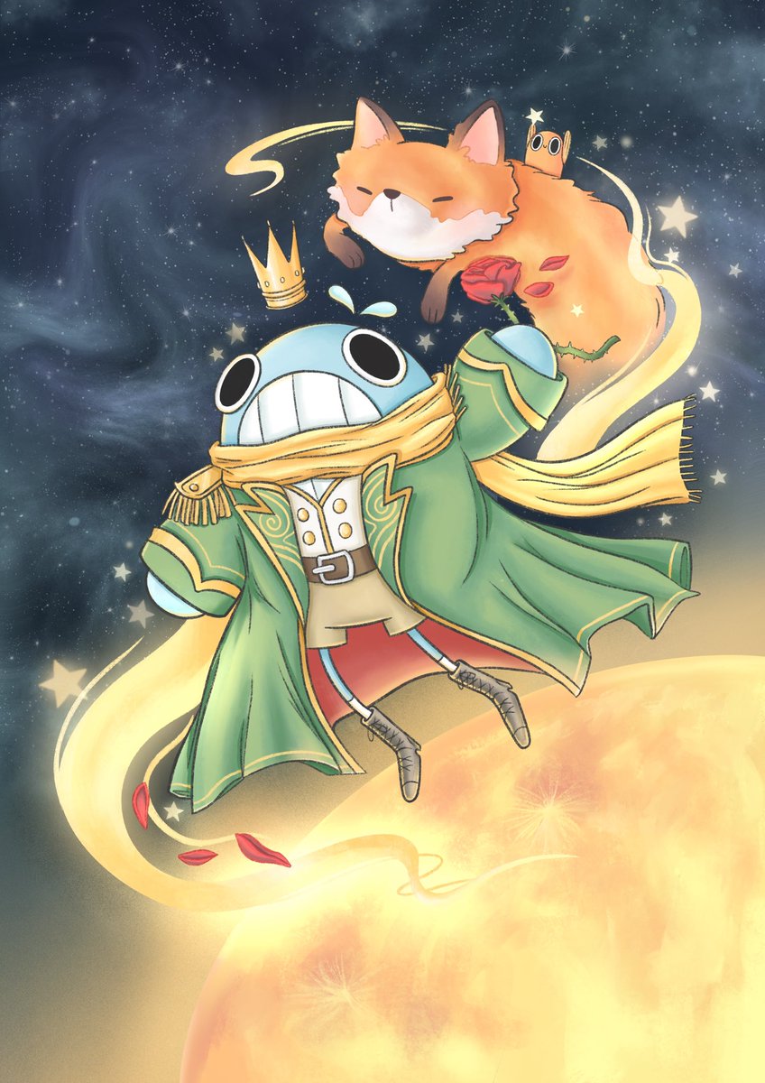 “ɪᴛ ɪs ᴏɴʟʏ ᴡɪᴛʜ ᴛʜᴇ ʜᴇᴀʀᴛ ᴛʜᴀᴛ ᴏɴᴇ ᴄᴀɴ sᴇᴇ ʀɪɢʜᴛʟʏ; ᴡʜᴀᴛ ɪs ᴇssᴇɴᴛɪᴀʟ ɪs ɪɴᴠɪsɪʙʟᴇ ᴛᴏ ᴛʜᴇ ᴇʏᴇ.“ 
— The fox🥀

#fanart #thelittleprince