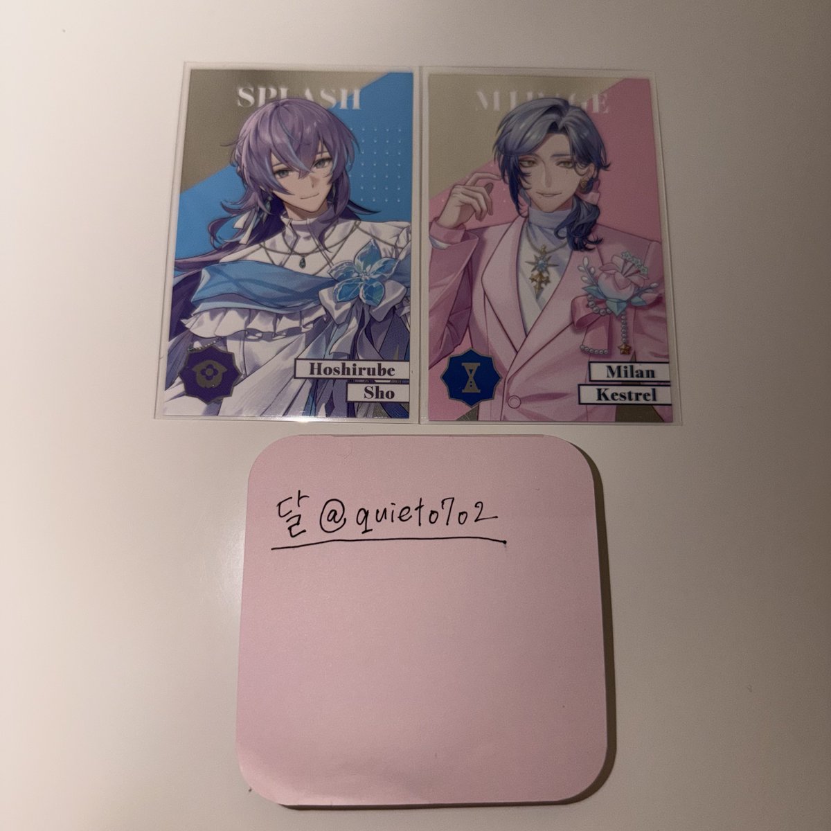 quieto7o2's tweet photo. にじさんじ　交換 8周年　8th Anniversary ランダムメタルカード　ステッカー　特典　クリアカード
譲　1~3枚目
求　4枚目の方々

※郵送のみ

※同種同士の交換、まとめて交換していただける方優先

条件合う方いらっしゃいましたらリプライまたはDMよろしくお願いいたします。 https://t.co/5ZIh5WQPHu