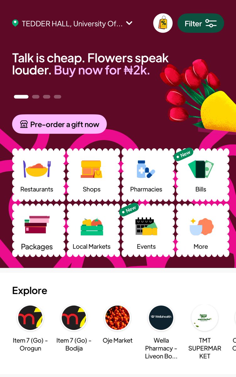 Chowdeck be blowing my mind.
This UI is clean!!!
