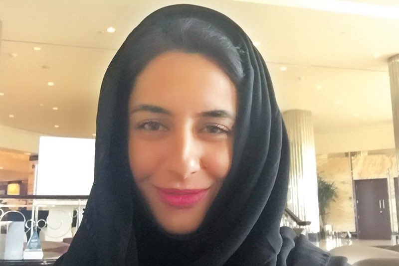 Shirink_13's tweet photo. Emirati Hind Al Owais, a diplomat and the first advisor at the main headquarters of the United Nations in New York, presents herself and her sister to Epstein. 

She used to supply young girls to Epstein's Island. 

They are nothing but shayateen. https://t.co/0S88nrT25x