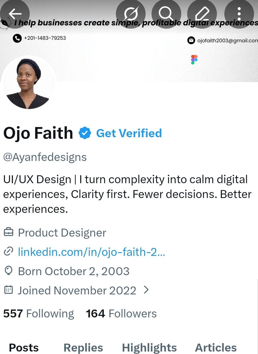 Ojo Faith | UI/UX Designer tweet media