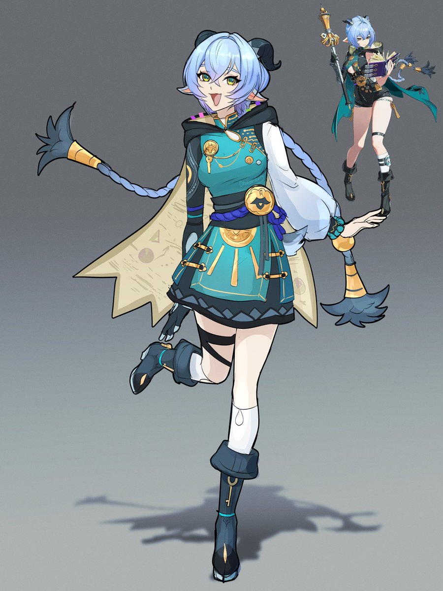 #ZenlessZoneZero dress up again ! I saw a request under my other post about Lucia and I thought …Why not ??? I preferred her with other design before he got reworked but the I decided to dress her up in a cute dress inspired by some of Chinese dresses. Hope ya like it 💕