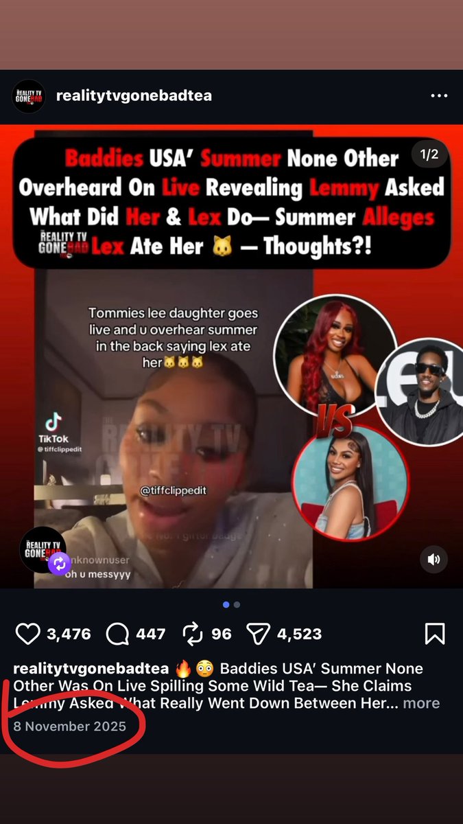way2trilllll's tweet photo. so dolly did bring it up first😭?? y’all tryna say summer did on live but that wasn’t till 3 days after  #BaddiesUSA https://t.co/297AMbwbAt