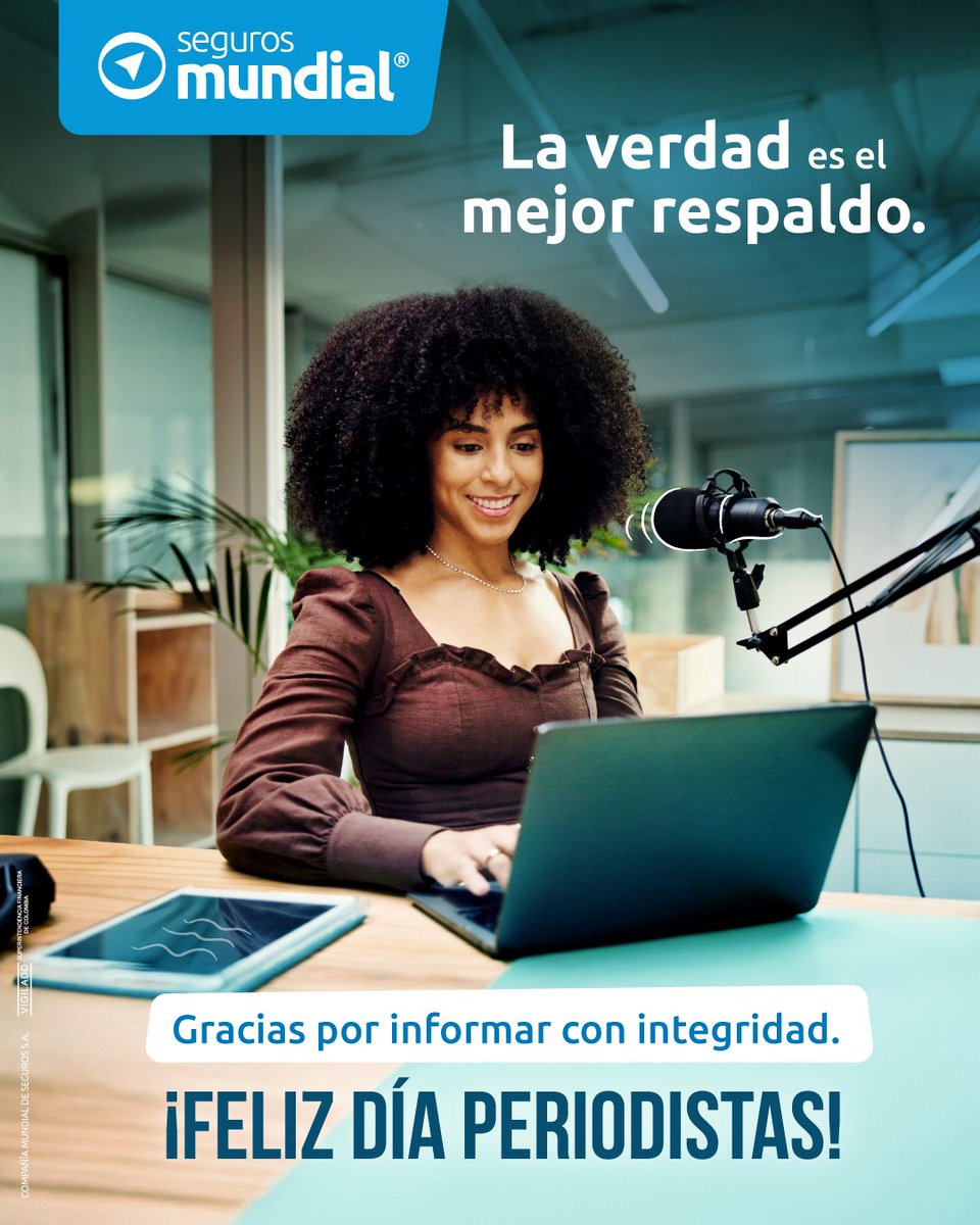 En un mundo de ruidos, valoramos a quienes buscan la claridad. 

📰 ¡Feliz día a los periodistas que construyen país con cada noticia!