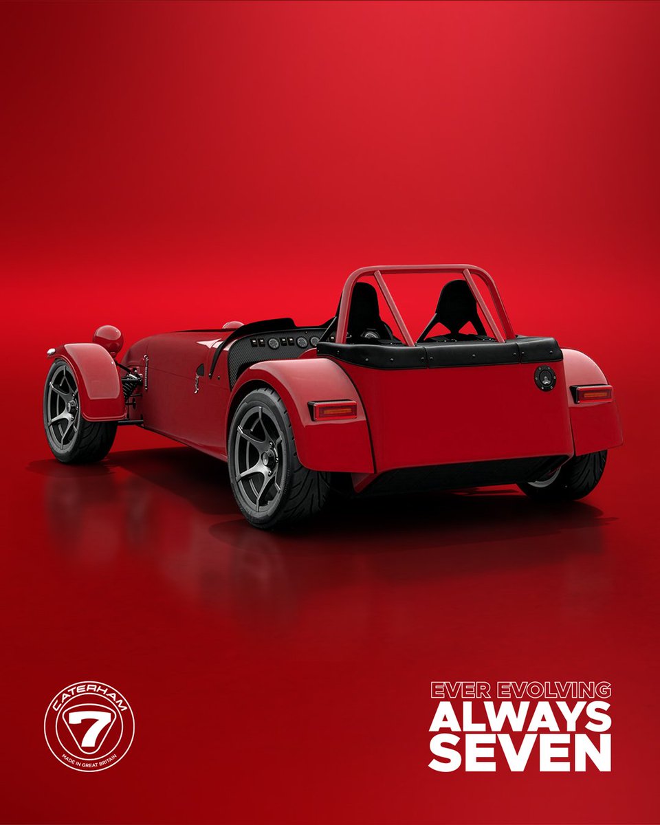 caterhamcars's tweet photo. Ever Evolving. Always Seven.

Discover what's new for the Caterham Seven in 2026 ⬇️

🔗 https://t.co/lF535tCu4b https://t.co/R4lL76TXib