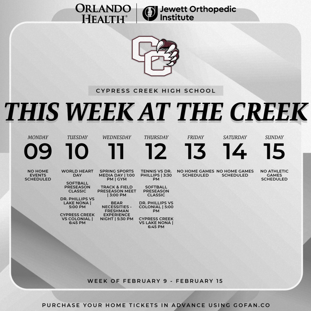 Cypress Creek HS Athletics tweet media