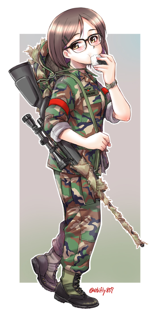 80～90年代初期あたりのサバゲ絵とか描くのも好きです
#私はこういう絵を描いています 