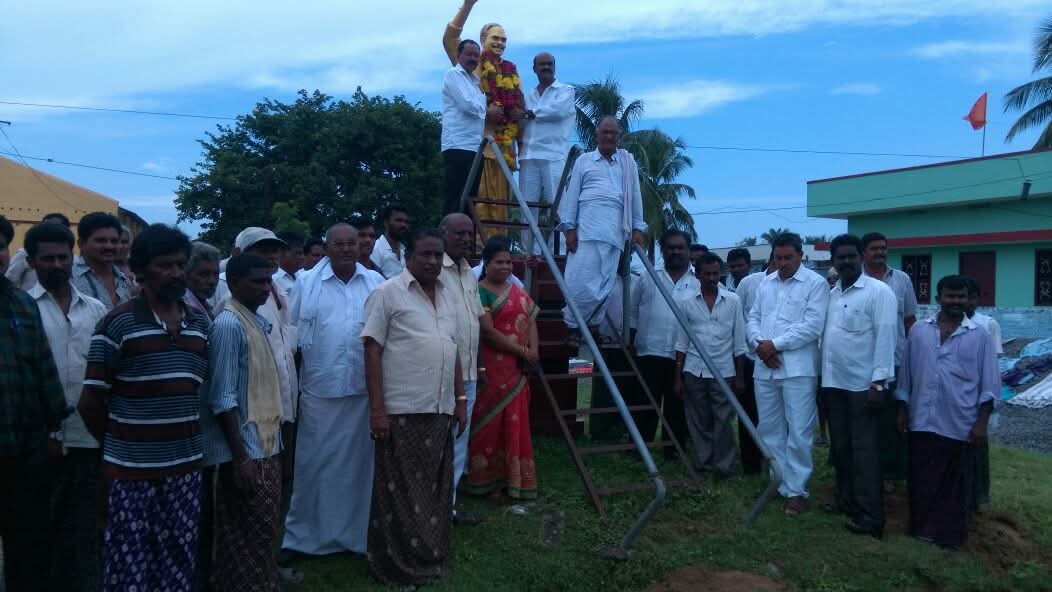 Advocate Chittarvu Nageswar Rao in YSRCP campaign in 2016 and as recently in 2024 (Kodali Nani)