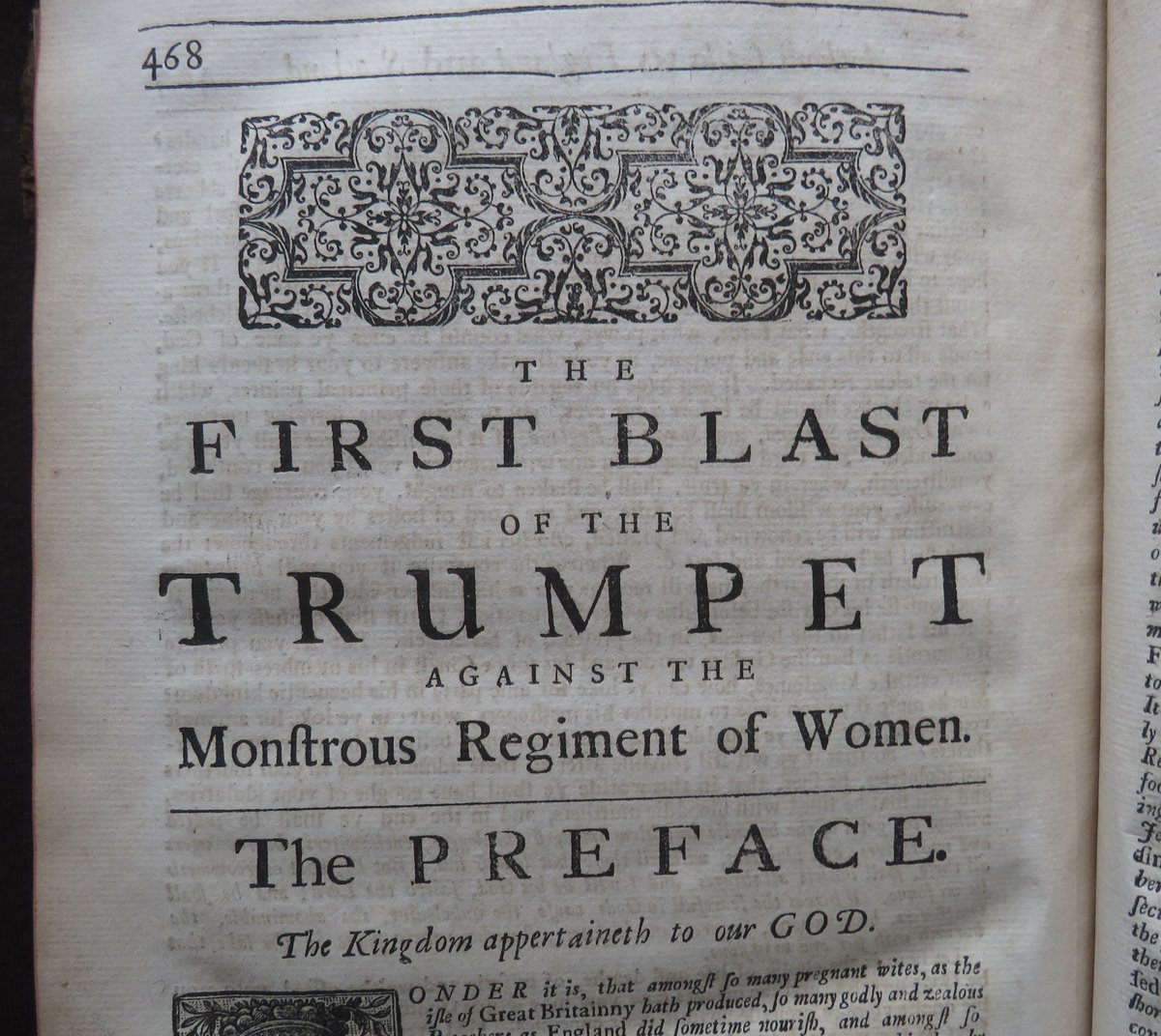 wisdompedlars's tweet photo. JOHN KNOX 1732 HISTORY REFORMATION CHURCH SCOTLAND Protestant MONSTROUS WOMEN

#books #antiquarian #18thcentury #Scotland #reformation #Protestant #Catholic #religion #Church #MaryQueenofScots #JohnKnox #MiddleScots #women #bookauction 
https://t.co/W1SivQ2CJ4 https://t.co/DvViWNsvqT