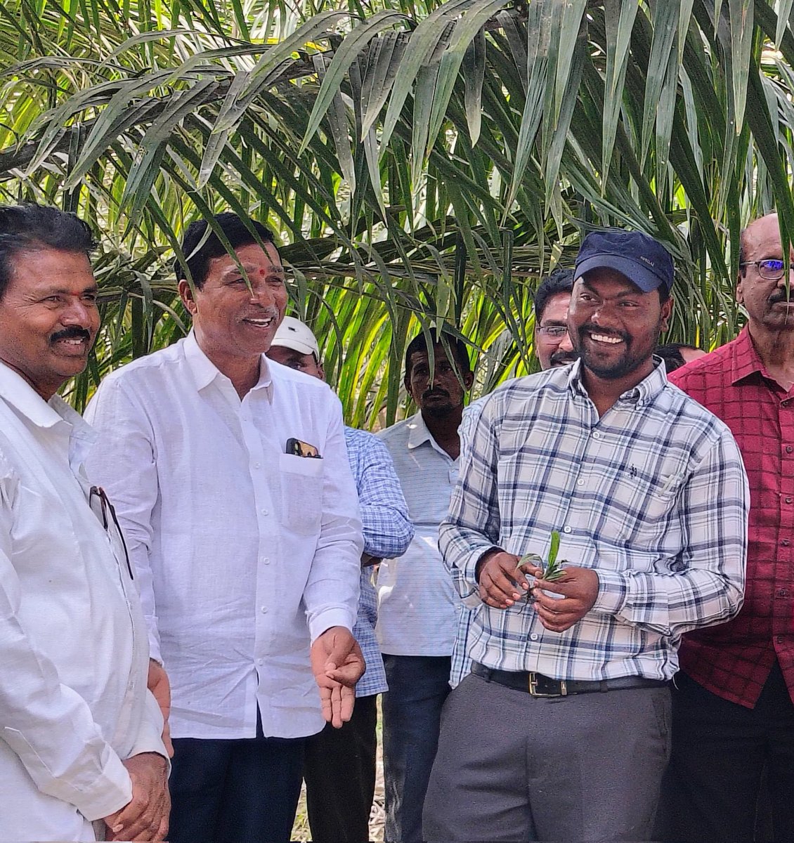 rakeshcherala3's tweet photo. Exposure visit to oilpalm gardens 
Warangal district farmers 
#Grow oilpalm Grow with oilpalm # https://t.co/Sq3wQy6uim