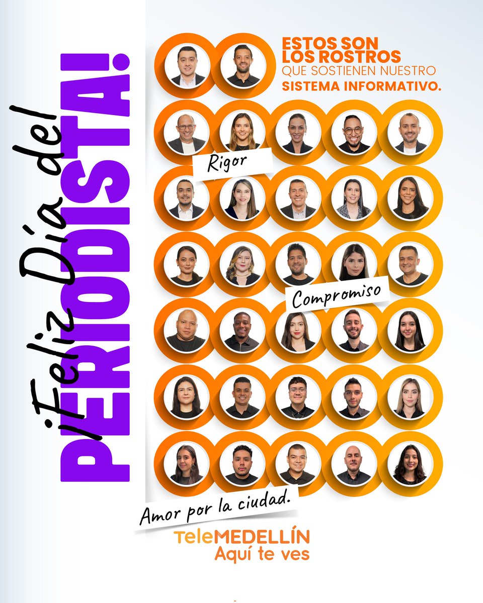 Este es el gran equipo de #NoticiasTelemedellín