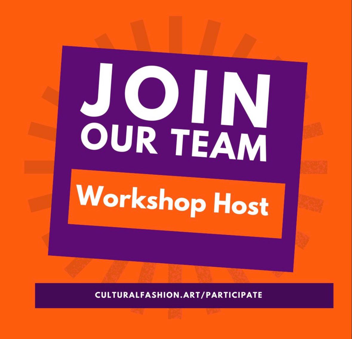 Do you run workshops rooted in culture, creativity, or heritage?
From fashion, dance, and storytelling to arts, crafts, and music—we’d love to connect. Visit: culturalfashion.art/participate

#CulturalWorkshops #CreativeCommunities #CulturalHeritage #ArtsAndCulture #UKCreatives