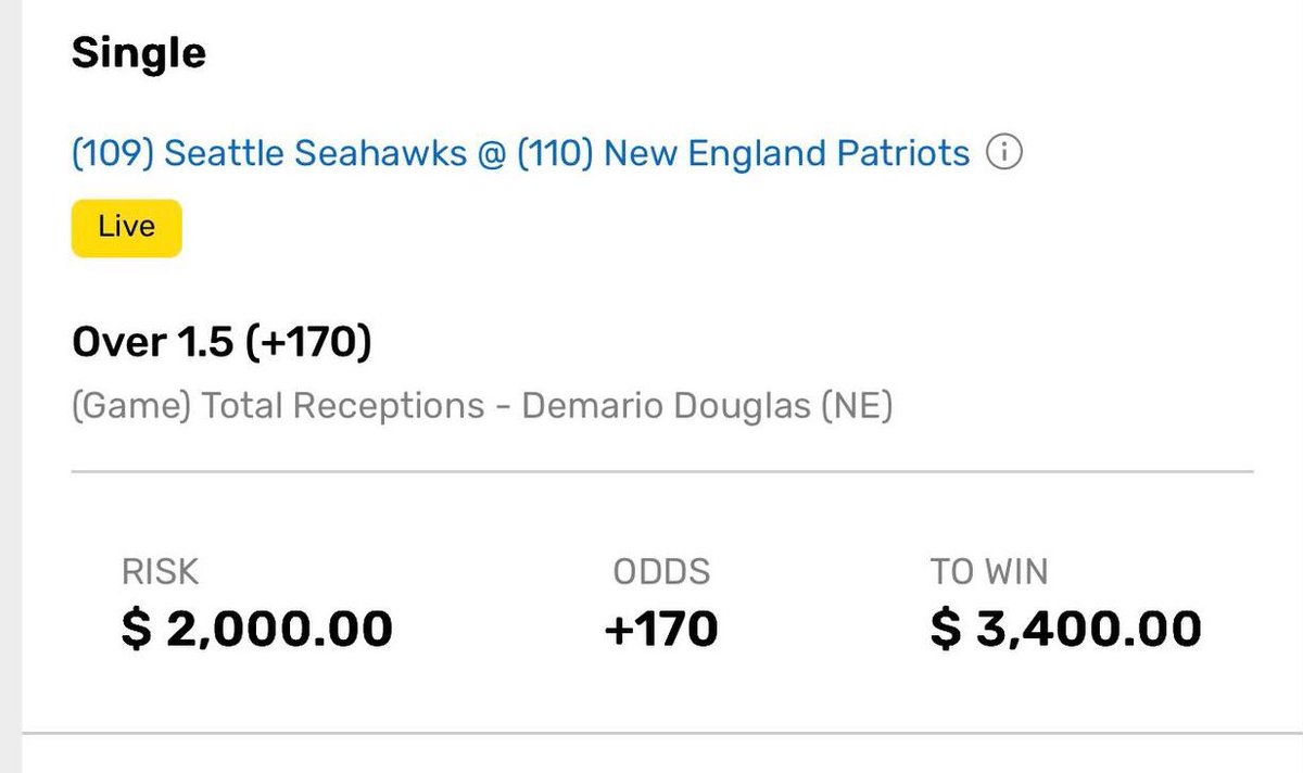 StaicyAI's tweet photo. The model crushed the Super Bowl. 🏈
3/3 sweep on the PODs ✅✅✅ but that’s not even the headline.

The #1 value play it flagged for the entire game?

Demario Douglas over 1.5 receptions at +170 💰

Cashed in the first half.

On to today. Let’s ride 🔥 https://t.co/c6Vx6HIAQg