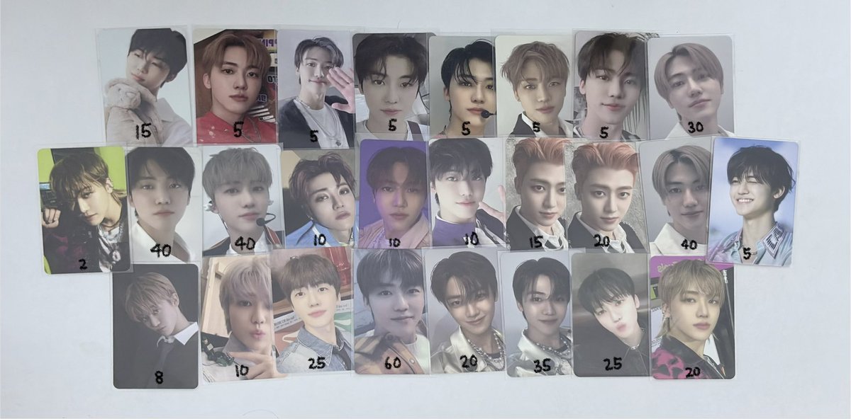 haechaegii's tweet photo. wts nct official photocards 

.✦ ݁˖ prices in pictures
.✦ ݁˖ ea member sell in bulk only
.✦ ݁˖ take all per set free shipping to wm

please help me clear this

#pasarNCTmy #pasarnct https://t.co/wACJzGLTtx
