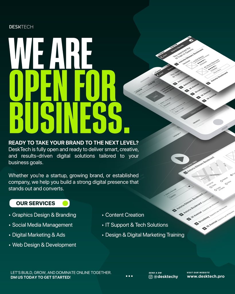 sophiaenoch1's tweet photo. Give us a call or send us a dm
#desktech https://t.co/7YbiCTj7vo