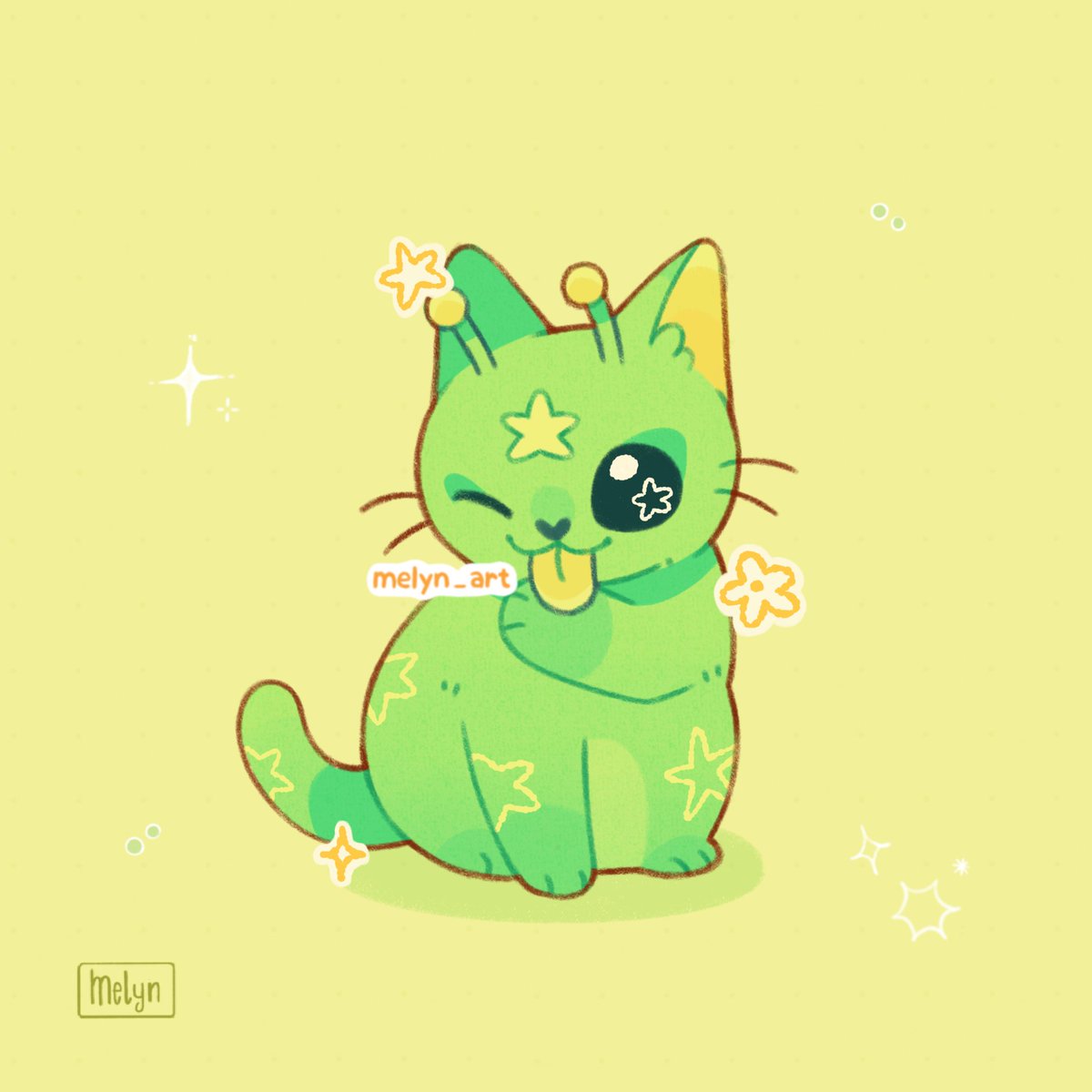 🛸; alien cat has landed! ⊹ ˖ֹ