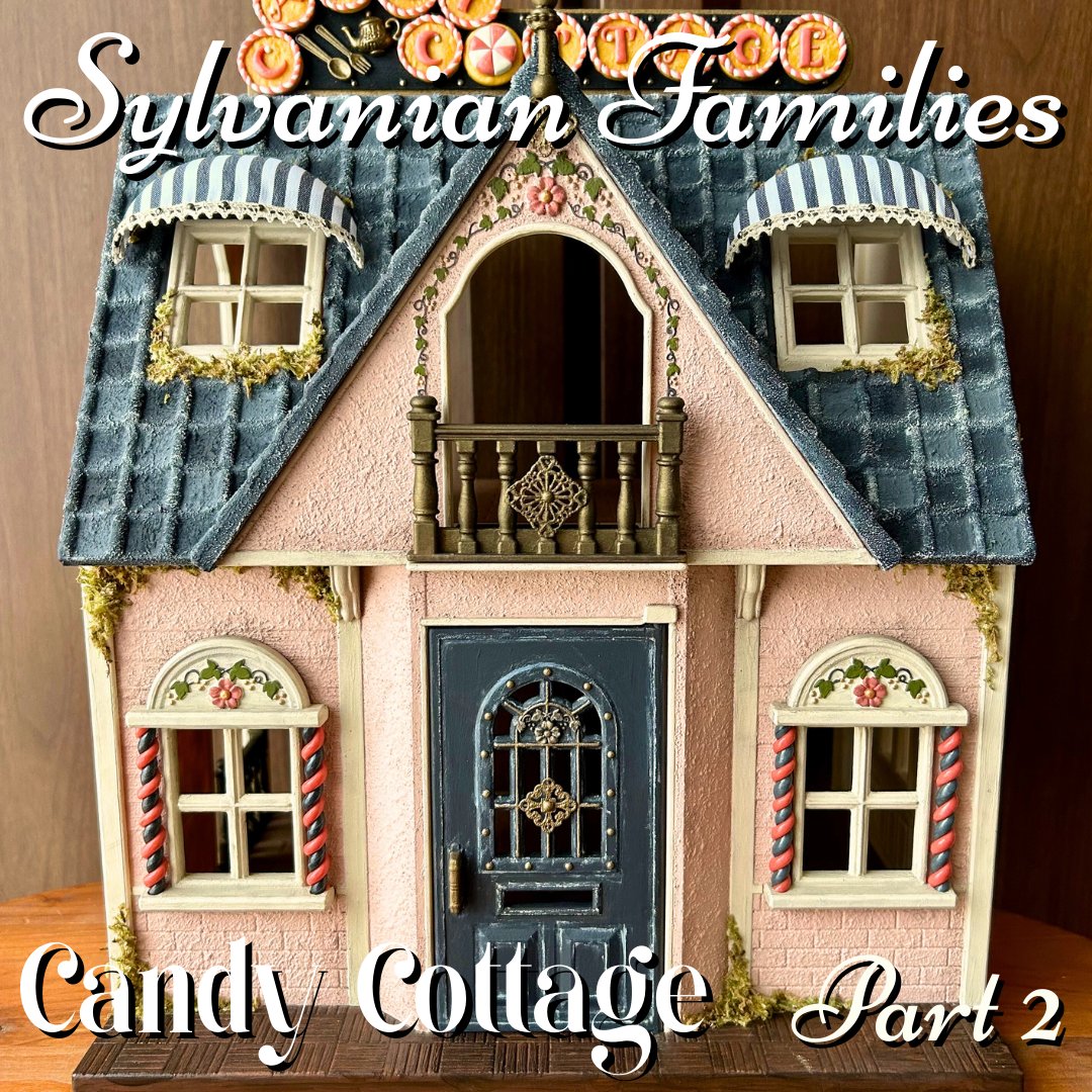 ScisorHdsStudio's tweet photo. 【DIY】Sylvanian Families Candy Cottage on Youtube-Scissor Hands Studio🍬シルバニアのお菓子屋さんを制作しています🍬Youtube-Scissor hands studioで作り方紹介しています🐭
#calicocritters #森林家族 #Dollhouse #シルバニアファミリー #miniature https://t.co/1ChNJhBebN