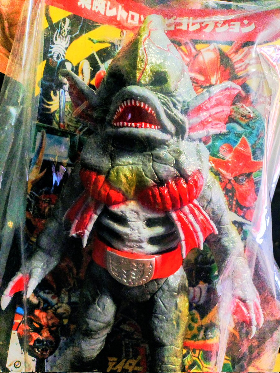 東映レトロソフビコレクションシーラカンスキッド約 27cm仮面ライダーV3より 東映レトロソフビコレクション #仮面ライダーV3 #シーラカンスキッド
