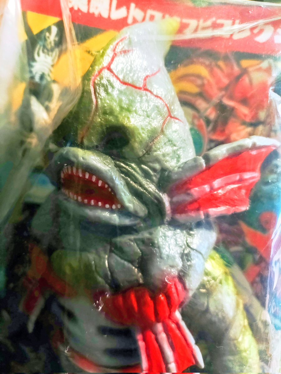 東映レトロソフビコレクション #仮面ライダーV3 #シーラカンスキッド