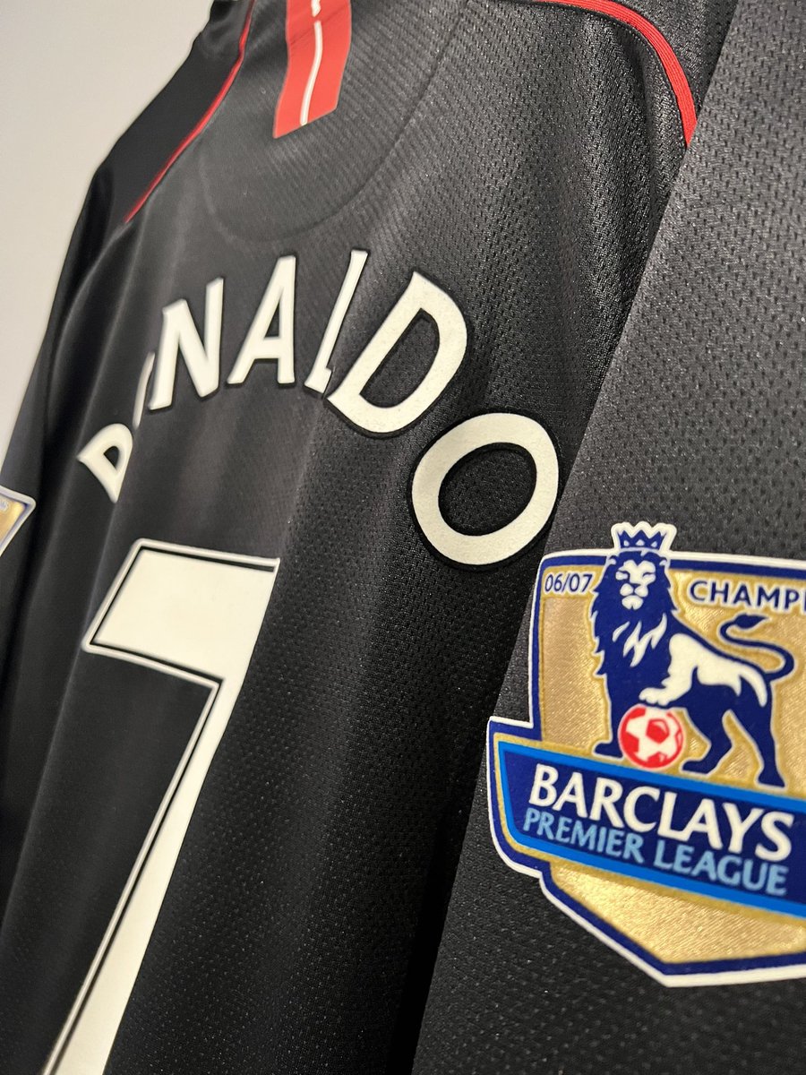 The Rarely Used 2007/2008 Away Shirt. Had to be Ronaldo on this…