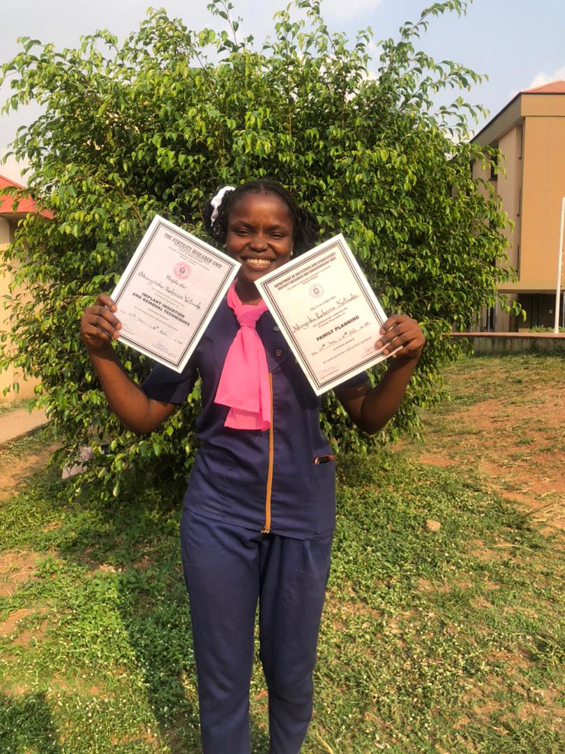 Call me for your family planning services guys.😌

I just bagged a certificate.🤭🤭