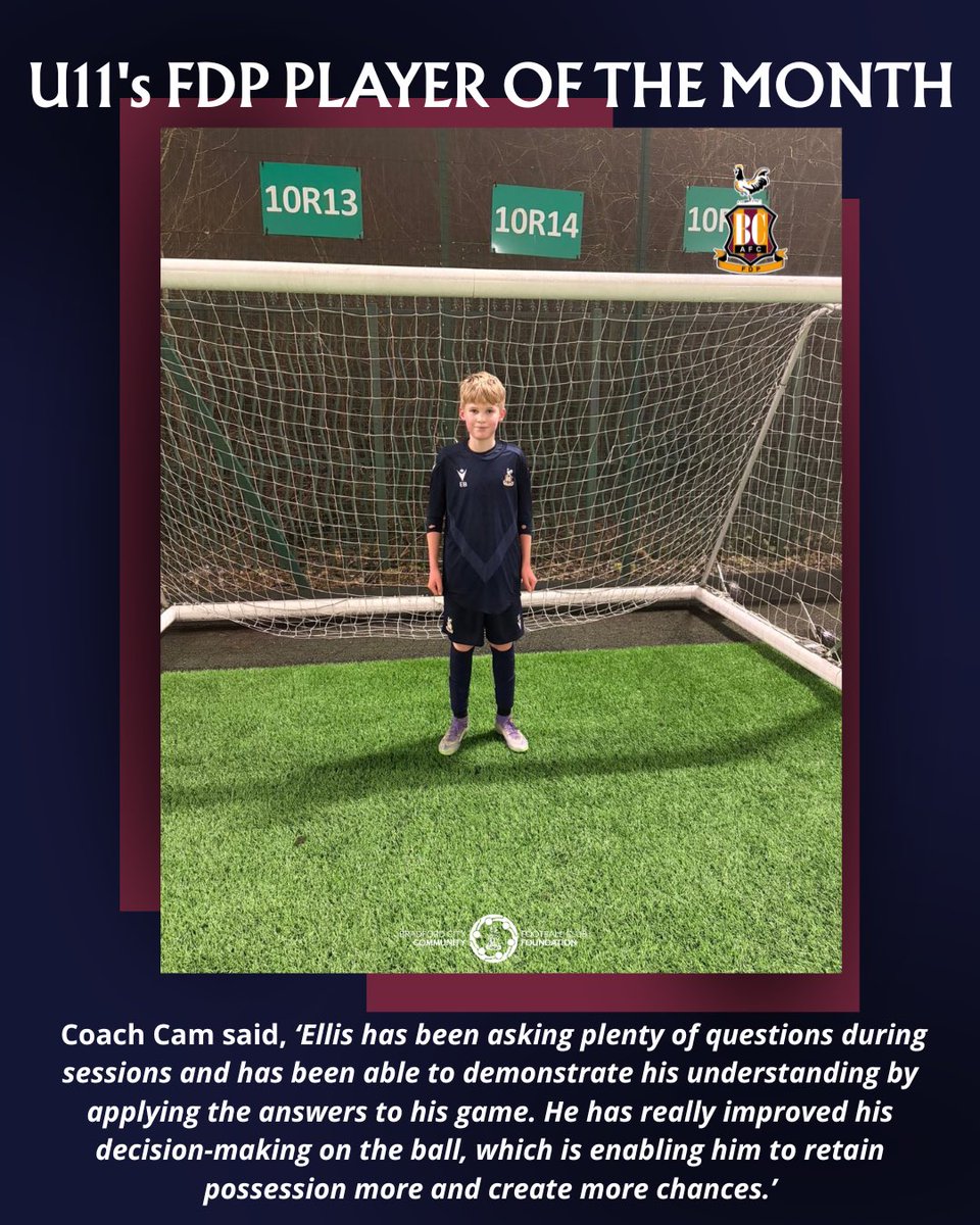 Bradford City Football Development Programme tweet media