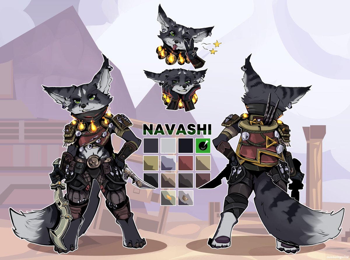 awakeningwind's tweet photo. Vulpera reference 🦊 https://t.co/5SRRRxpdZl