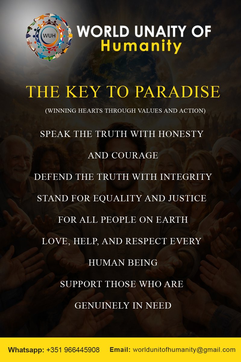 World Unity of Humanity (@world_unityof11) / Posts / X