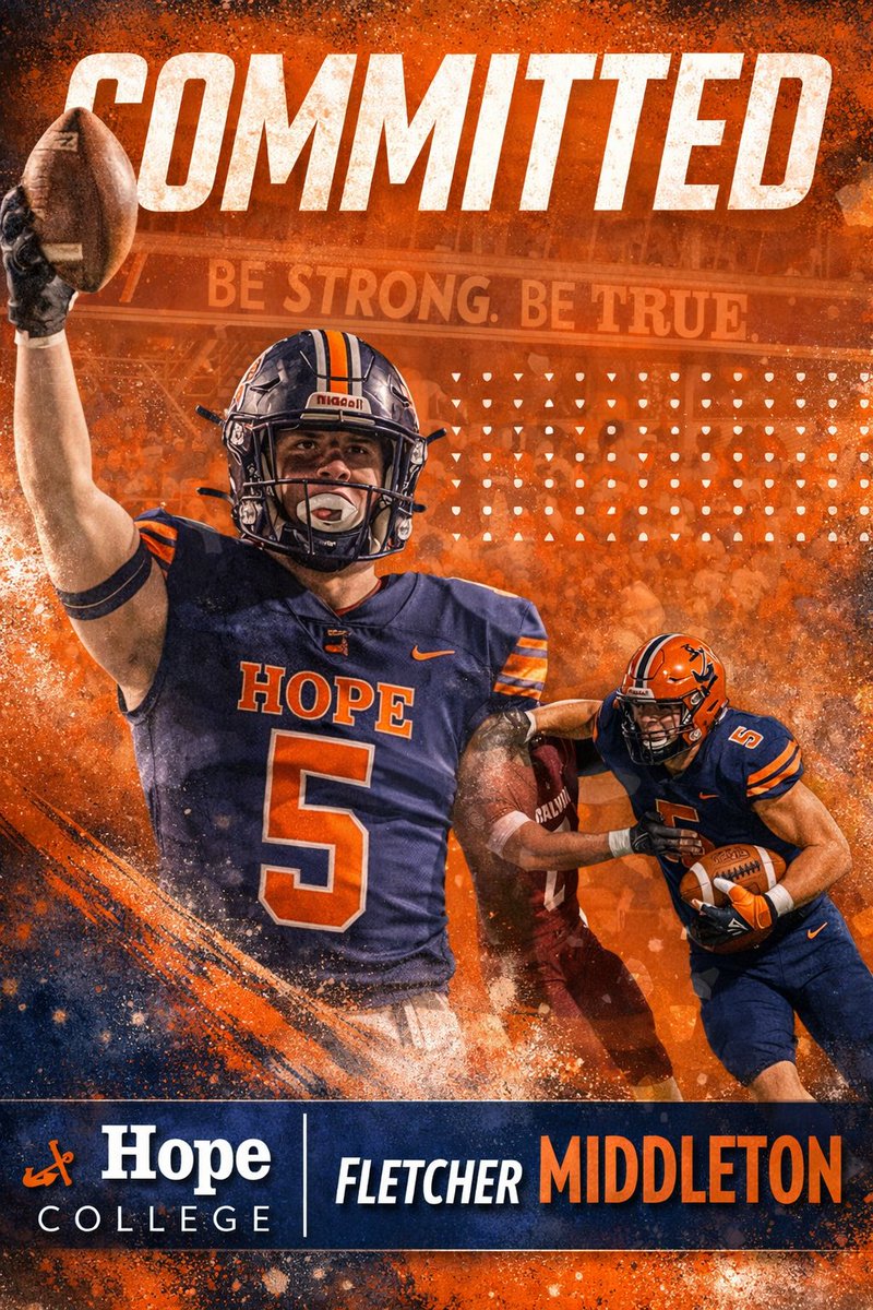 FletcherMi82322's tweet photo. Thank you to all that have helped me along my journey, many coaches, friends and especially my family for giving me the skills, support and pushing me to do my best.  This is not a finish line but the start to my next chapter, I am blessed and ready to work. @PStuursm  @HopeCollegeFB @HopeAthletics @jacobpardonnet @Coach_HThompson @CoachJArnold4
