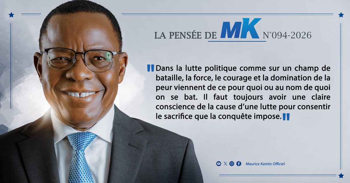 Maurice Kamto tweet media