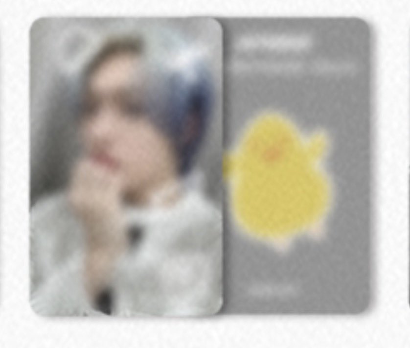 このPHOTCARDのMINGI絶対カワイイだろうなぁ😍❤️💓🐥 チェキのは絶対