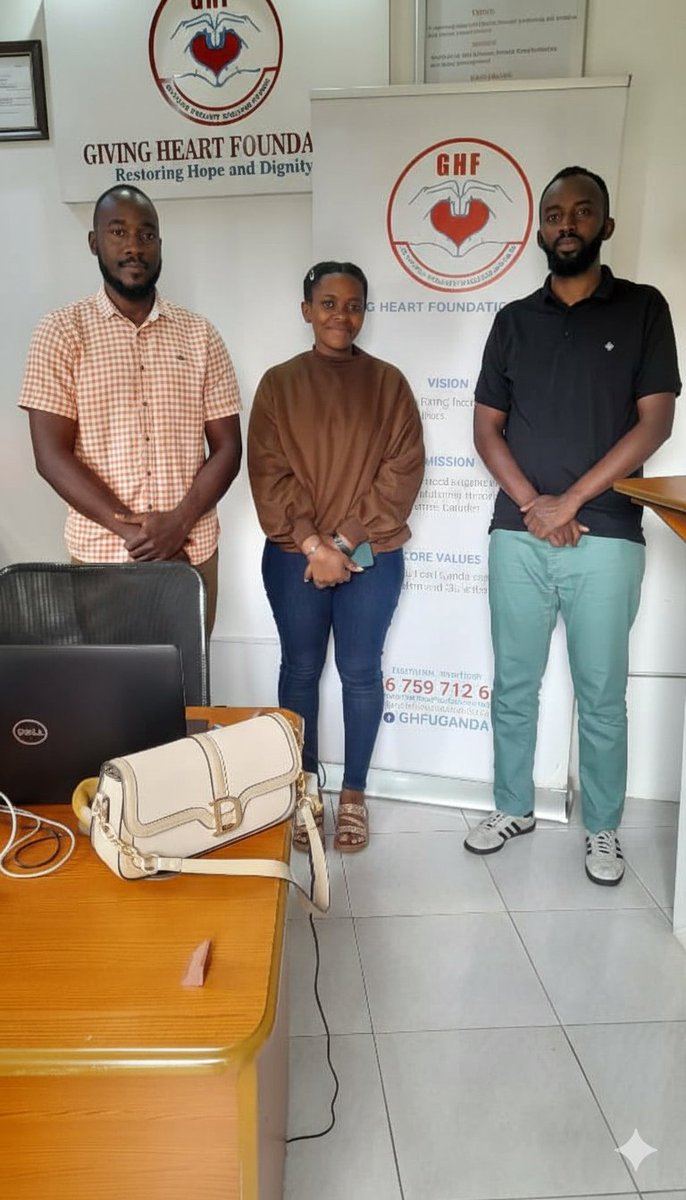 _givingheart's tweet photo. It was an honour to host Mr. Solomon Muganza from Reach A Hand Uganda. His visit was  inspiring and timely.
He engaged with our team, shared valuable knowledge, and encouraged us to keep strengthening our work so we can reach and impact even more people. https://t.co/ie8HCj2m6X