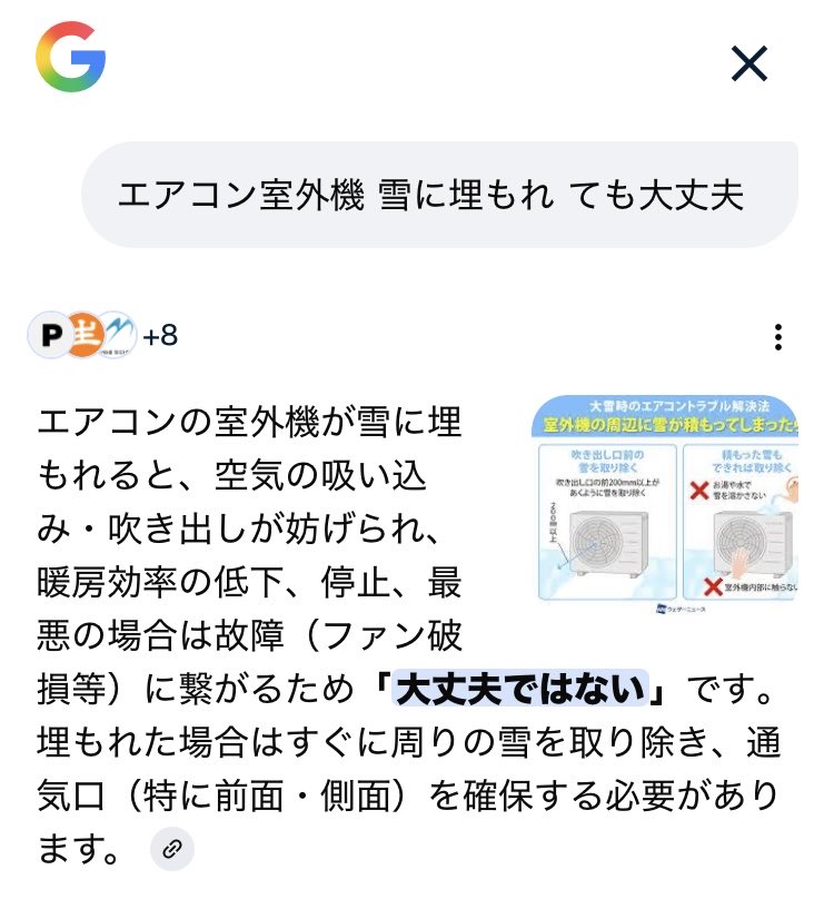 はっきりと否定された