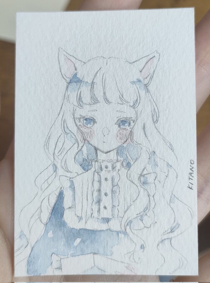 原画市2026 @north0000kitano 北の、さんの、このイラスト、 「うわー