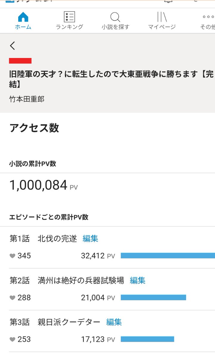 竹本田重郎@カクヨム tweet media