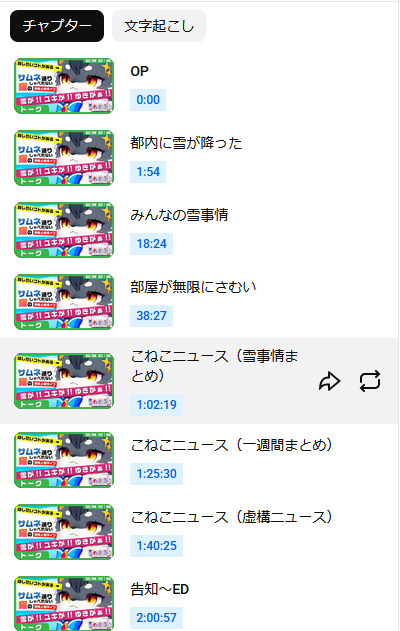 チャプターついて見やすくなりました🐱✨️