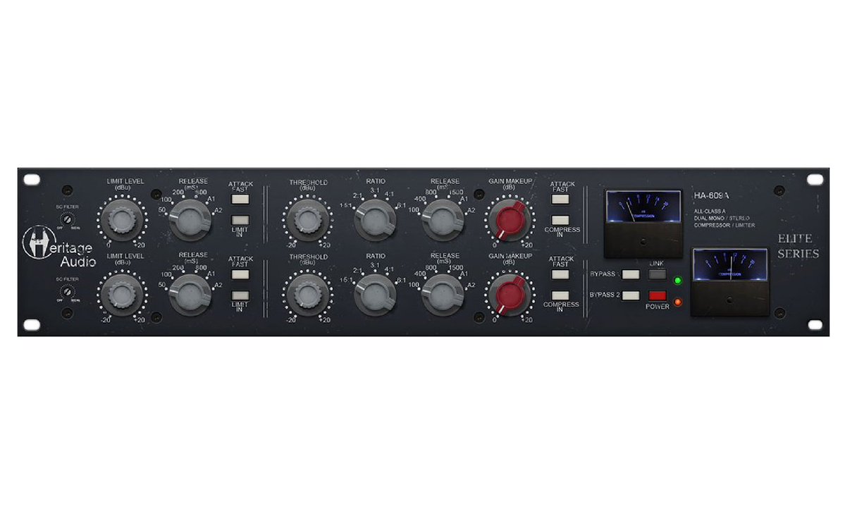1万円以下で手に入る！？ 

Heritage Audio名機HA-609Aをコンポーネントレベルで再現したプラグイン・コンプレッサー
HA-609A Pluginが登場🔥

実機のトランスや倍音特性をどこまで再現したのか？

2月28日まで40%OFFの9,440円となるイントロセール開催中！ <a href="/HookUp_Official/">Hook Up, Inc. / beatcloud</a>