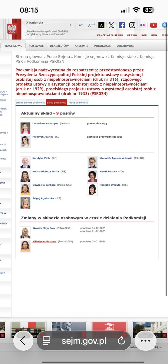 Ten wpis dedykuję <a href="/KUeberhan/">Katarzyna Ueberhan</a> oraz członkom podkomisji nadzwyczajnej <a href="/ustawaAOONteraz/">Ustawa o Asystencji Osobistej OzN ♿️TERAZ!</a> i pytam czy nie jest im po ludzku wstyd?😳 <a href="/frydrych_joanna/">Joanna Frydrych</a> <a href="/KandybaPiotr/">Piotr Kandyba Poseł na Sejm RP</a> <a href="/UrszulaRusecka/">Urszula Rusecka</a> <a href="/BaszkaOli/">Barbara Oliwiecka Posłanka RP</a> <a href="/DorotaMarek_/">Dorota Marek - Posłanka na Sejm RP</a> <a href="/Aga_Klopotek/">Agnieszka Kłopotek</a> <a href="/AgaScigaj/">Agnieszka Ścigaj</a> <a href="/WiolettaKulpa3/">Wioletta Kulpa</a>