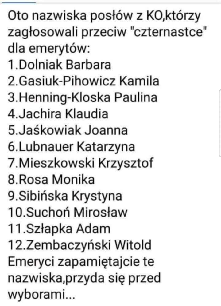 To lista koalicji która dba o USBEKÓW