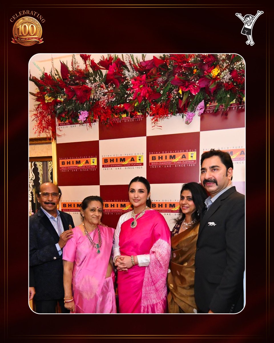 Bhima_India's tweet photo. A beautiful beginning, made even more special with Parineeti Chopra joining us. Thank you to our family, guests, and well-wishers for celebrating this milestone with us in Noida.

#BhimaJewelleryNoida #100YearsYoung #CenturyOfTrust #MemoriesInGold #ModernHeritageFusion https://t.co/TIwaRUJ0Gf