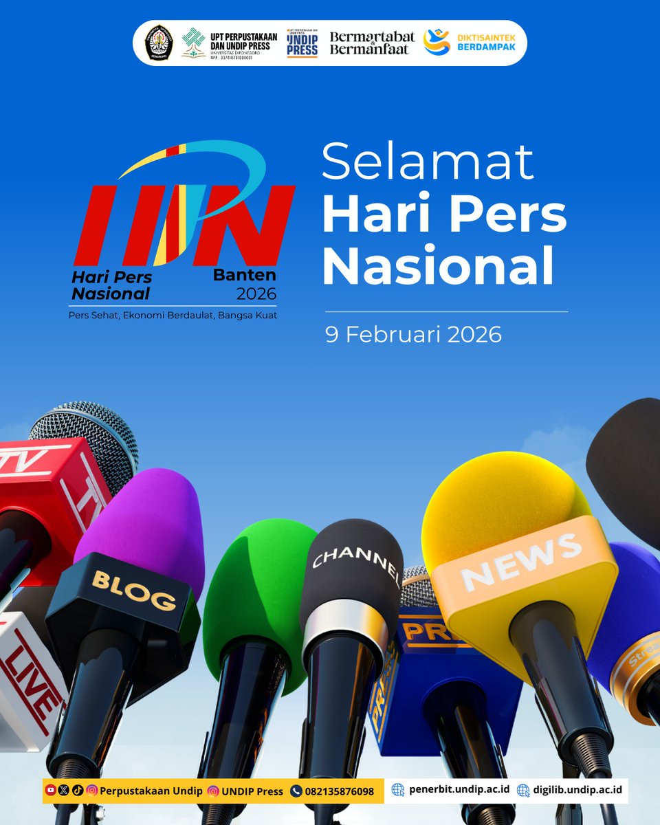 UPT Perpustakaan dan Undip Press tweet media