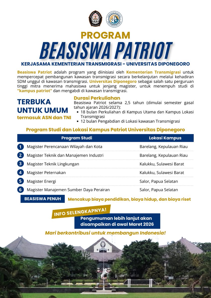 Universitas Diponegoro tweet media