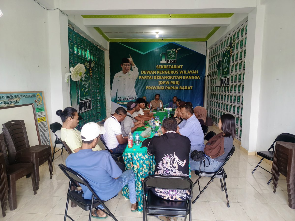 URengen_'s tweet photo. Pra Muskerwil, OrPol dan Pengukuhan Pengurus DPW PKB Papua Barat 2026-2031 https://t.co/jVrVjgh5aP