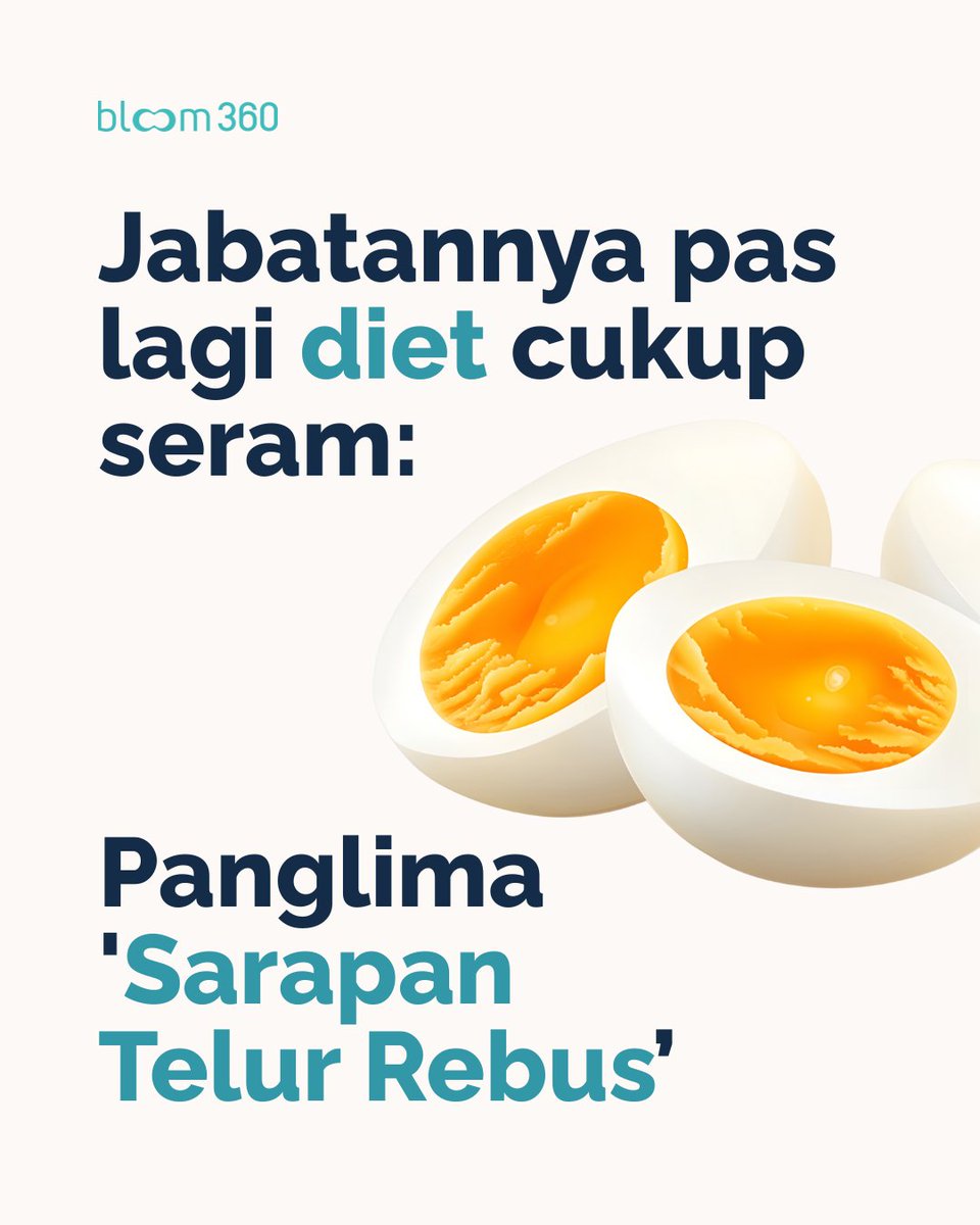 bloom360_id's tweet image. Kira-kira jabatan kamu apa nih pas lagi diet?🤣
-
#bloom360 #panglimadiet #bakarlemak