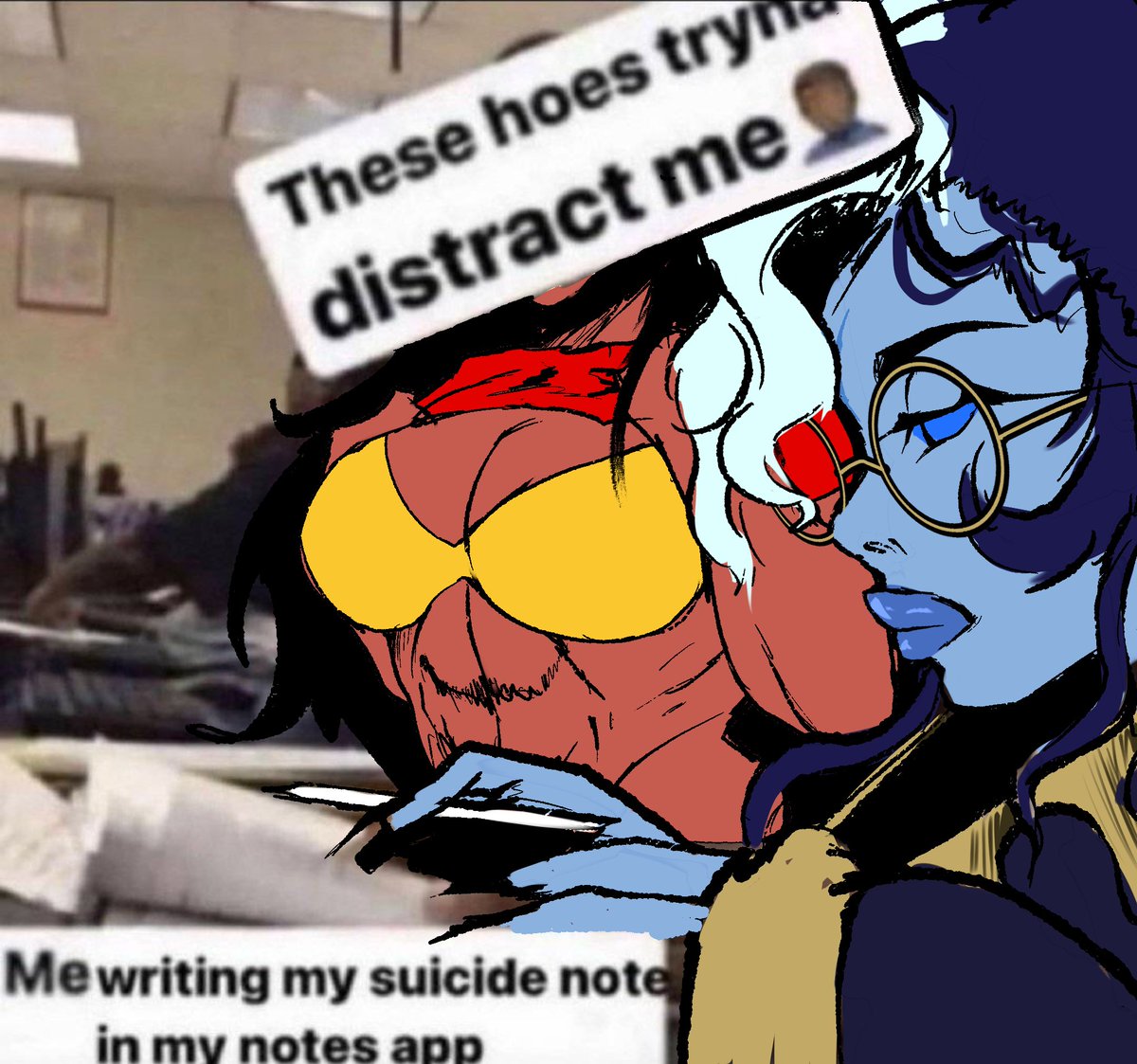 0r1bou's tweet photo. Fount can you pay attention to your gorgeous wife for once #heraldfount #burningmilk #shadowspice #fountofknowledge #heraldofchange #shadowmilkcookie #BurningSpiceCookie https://t.co/0RKetkiubQ