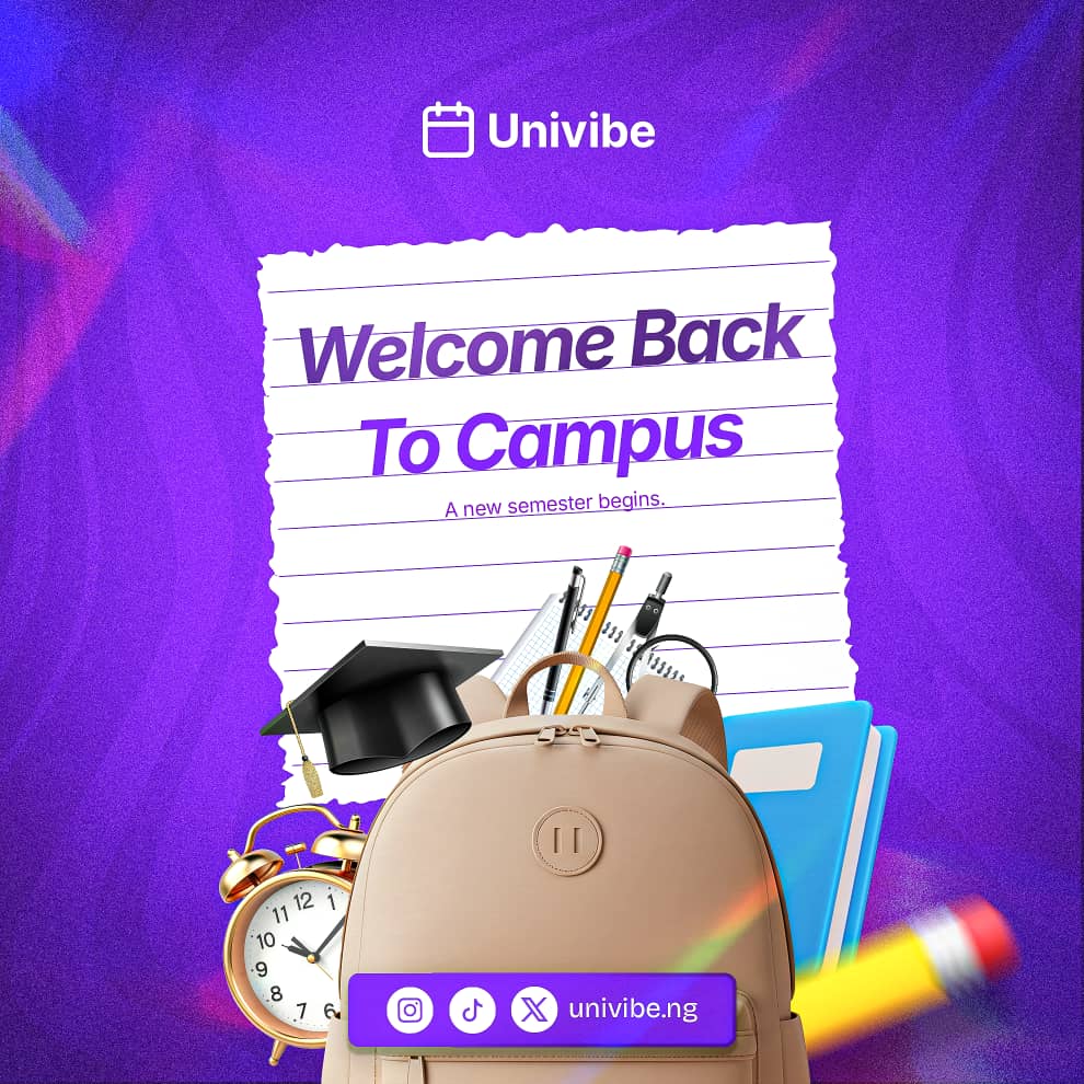 univibe_ng's tweet photo. Welcome back🤭
New classes, fresh goals, and new memories waiting to be made.💪📓 https://t.co/Ak3BTly5Ha