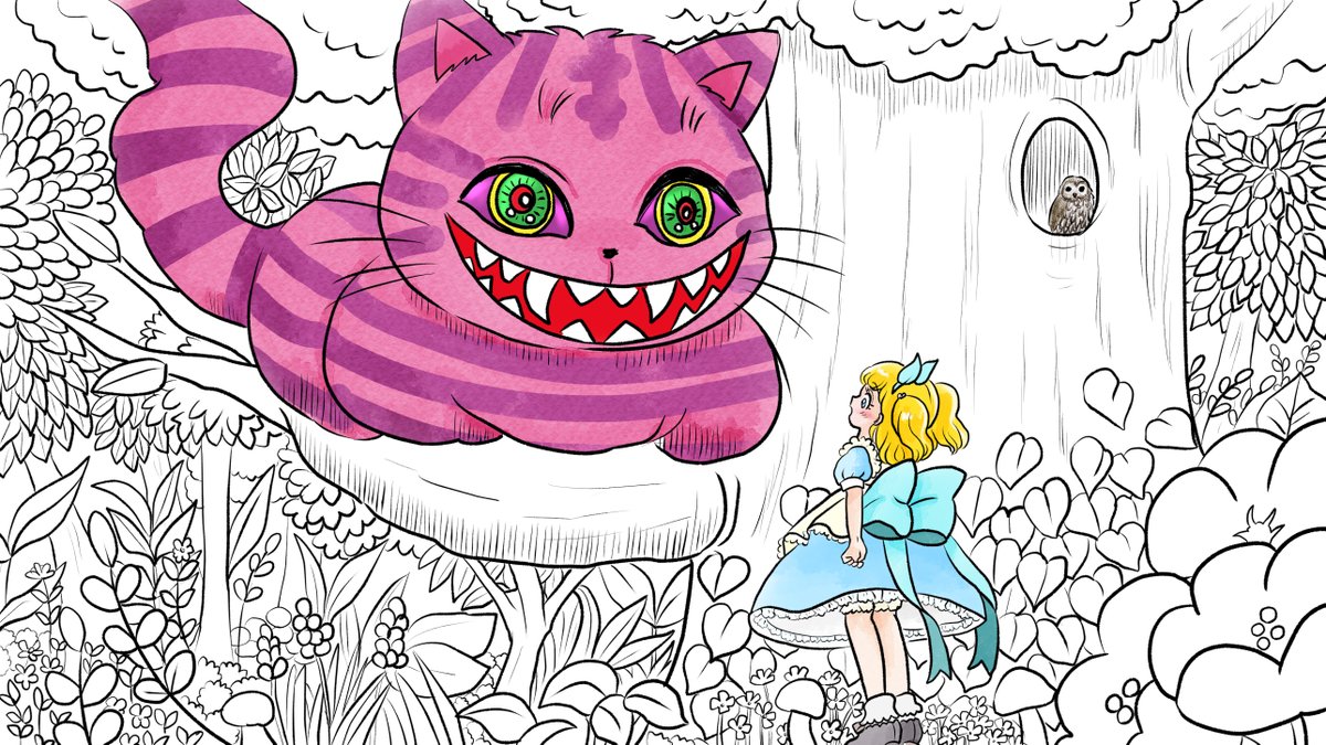 昨日描いた絵です( ゜Д゜)
恋の魔法とおまじない740-2色塗り途中
福娘童話集不思議の国のアリス11色塗り途中
昨日はこれだけです
#恋の魔法とおまじない 