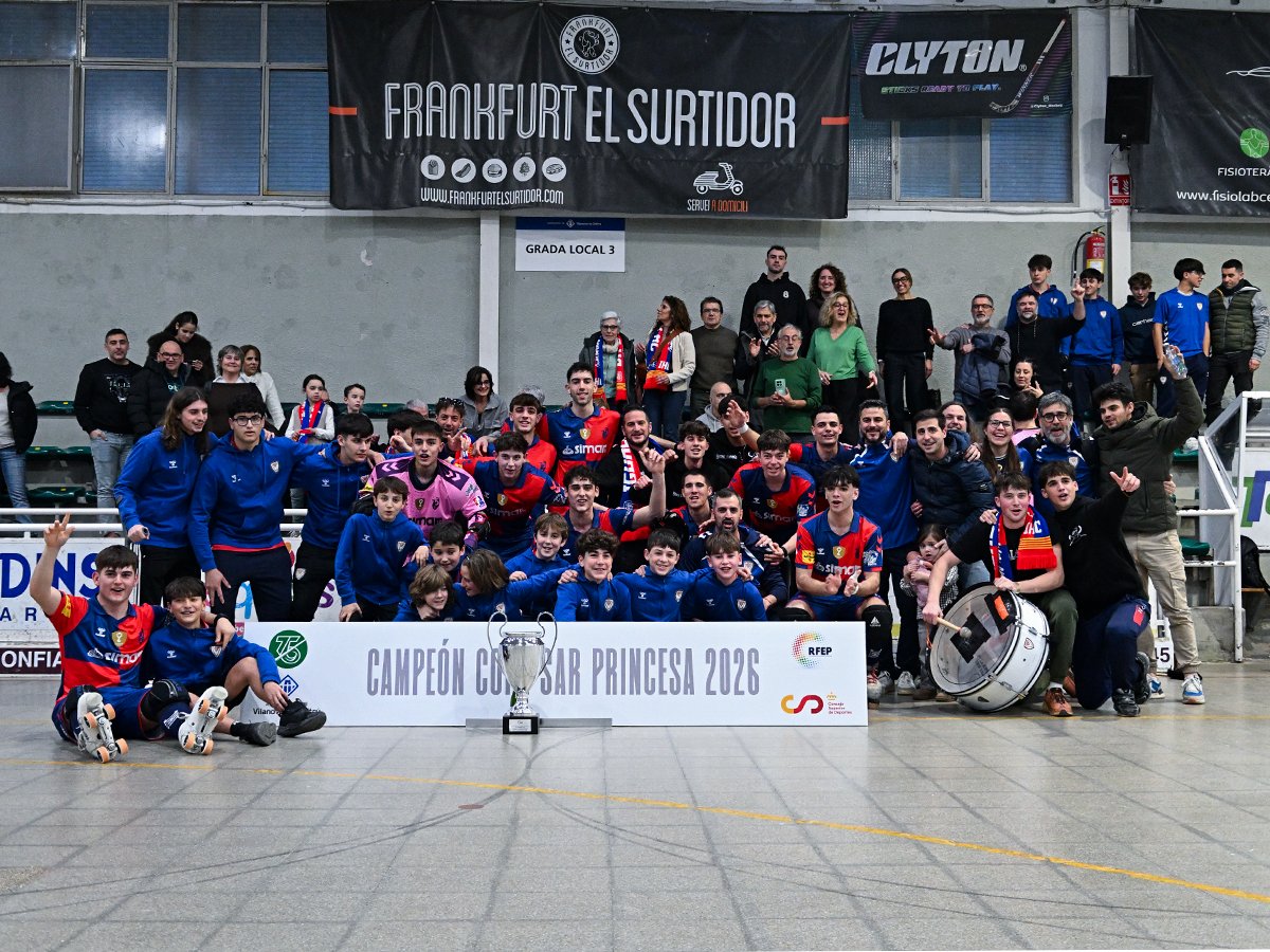 🏆CAMPIONS COPA DE LA PRINCESA🏆

𝗔𝗶𝘅𝗼̀ 𝗻𝗼 𝗲́𝘀 𝗰𝗮𝘀𝘂𝗮𝗹𝗶𝘁𝗮𝘁. 𝗔𝗶𝘅𝗼̀ 𝗲́𝘀 𝗳𝗲𝗶𝗻𝗮, 𝗲𝘀𝗳𝗼𝗿𝗰̧ 𝗶 𝘀𝗲𝗻𝘁𝗶𝗺𝗲𝗻𝘁 𝗮𝗿𝗹𝗲𝗾𝘂𝗶𝗻𝗮𝘁

Cap de setmana històric, ho podem dir amb el cap ben alt: TENIM LA MILLOR BASE DEL MÓN!

CAMINEM SEMPRE ENDAVANT!💙❤️