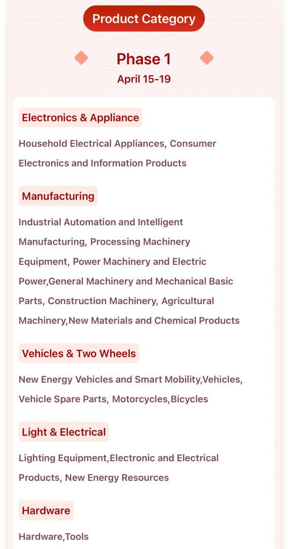 travelwithfirst's tweet photo. Canton fair phases in view.
For business owners traveling to source and connect. https://t.co/DDbrRHvIGs